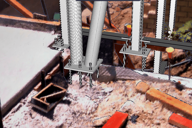 Construction Site concrete slab defects